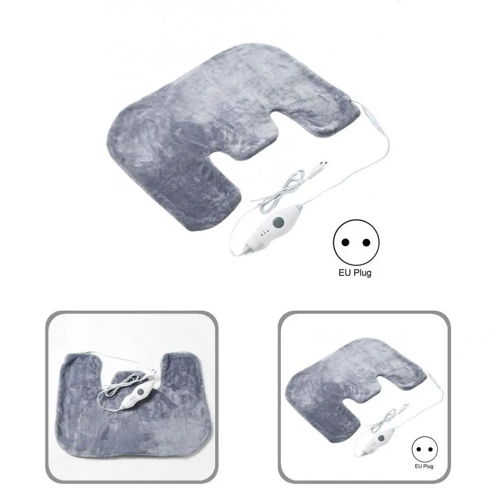 

Constant Temperature Control Zipper Cure Electric Shoulder and Neck Heating Pad for Travel