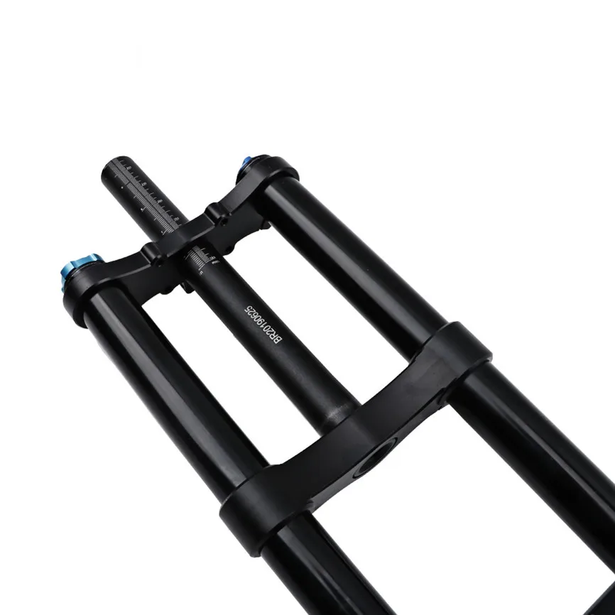 

LUTU 27.5/29inch Mountain Bike Double Shoulder Air Pressure Gas Fork MTB XC AM Fork Oil Damping Thru-axis 15mm 100mm Front Fork