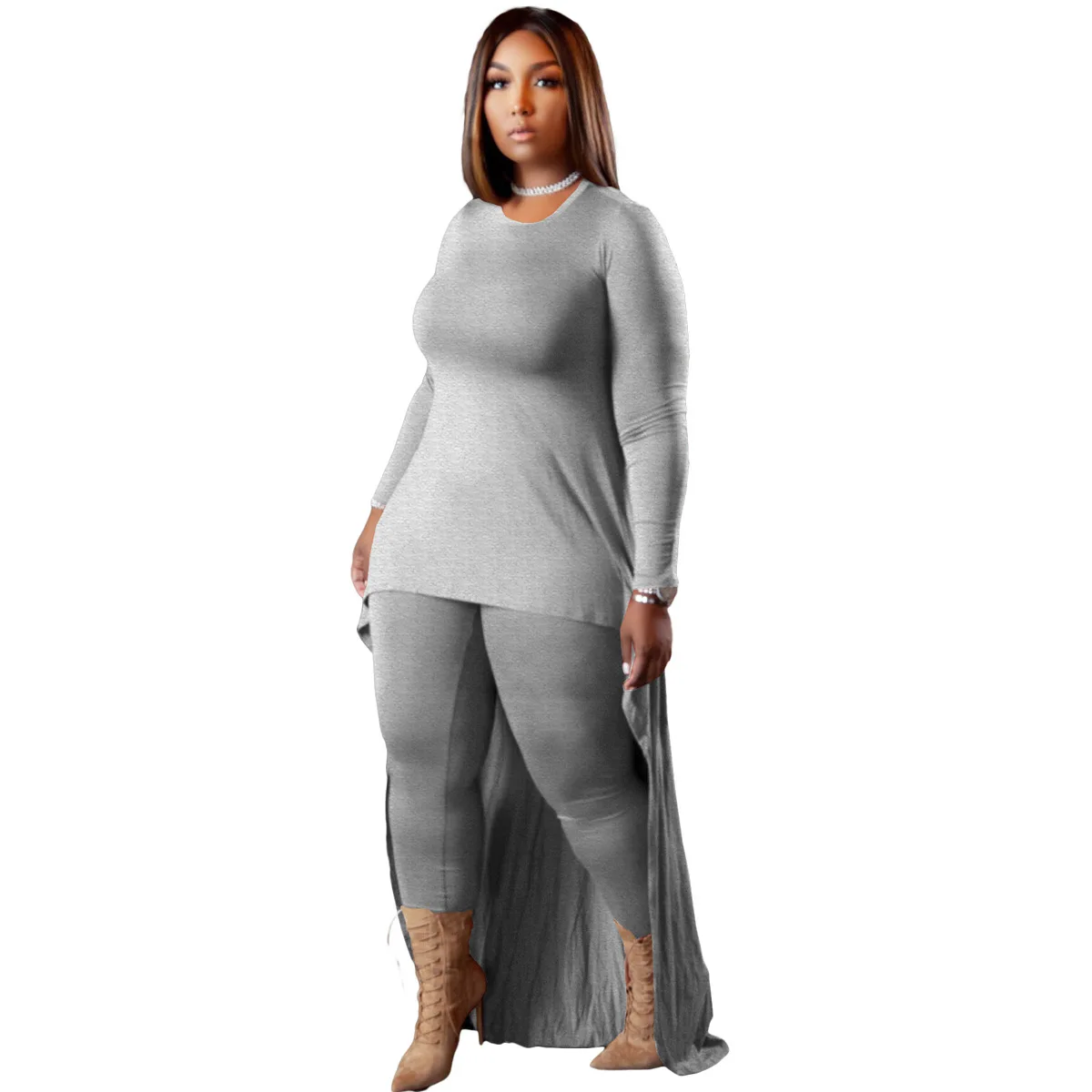 Оптовая продажа дропшиппинг 2022 зимний женский комплект из двух предметов