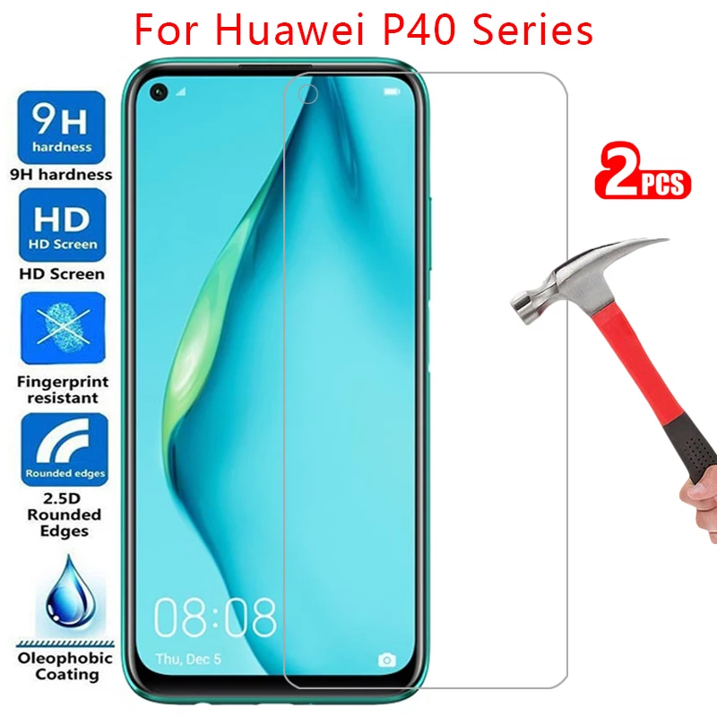 

protective tempered glass for huawei p40 lite e 5g screen protector on p 40 40p light p40lite safety film huawey huwei hawei 9h