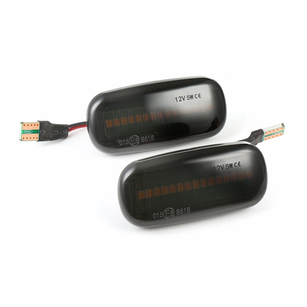 2 шт. светодиодный динамический Боковой габаритный фонарь светильник сигнала