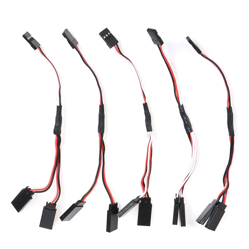 

5Pcs 15cm Y Style Servo RC Extension Lead Wire Cord Cable For JR Futaba