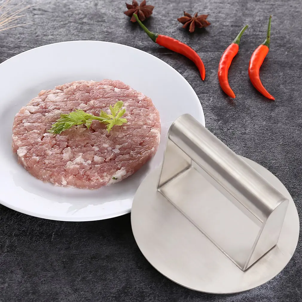 

Hot Newest Multifunctional And Durable Stainless Steel Round Handmade Patties Burger Molds Patties Kitchen Tools Fast Delivery