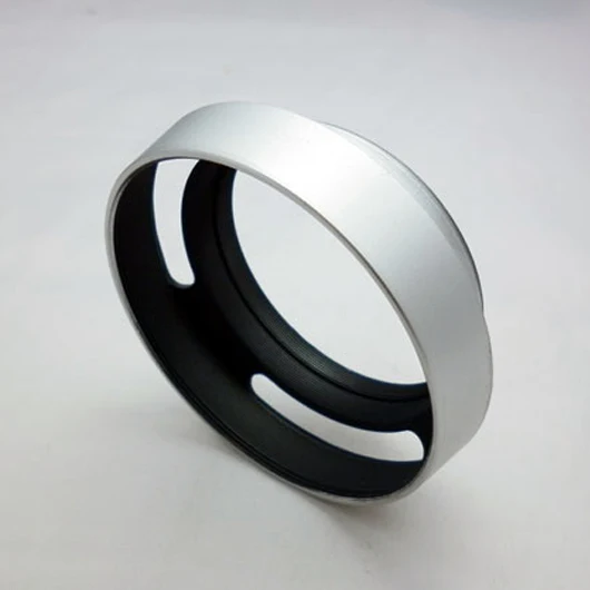 Бренд COMLYO новинка серебристая металлическая вентилируемая бленда для объектива