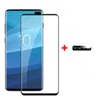 3D стекло для Samsung Galaxy S10, Защитная пленка для экрана, закаленное стекло для Galaxy S 10, изогнутая крышка, пленка для объектива задней камеры S10