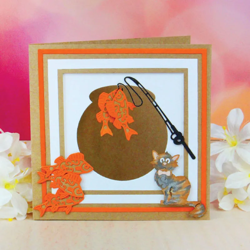 Инструмент для рыбалки и гольфа металлические трафареты резки инструмент