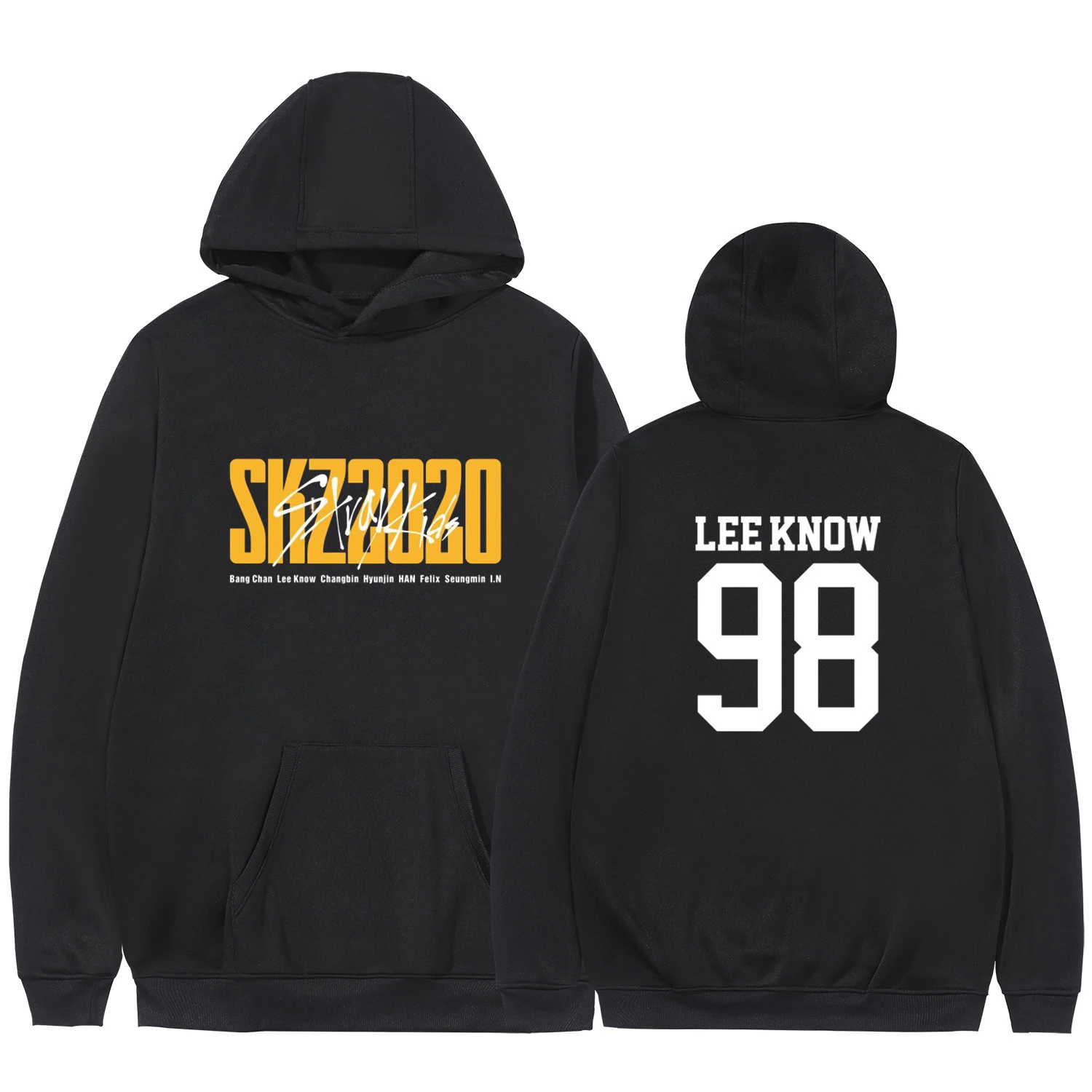 2020 KPOP защищает детские толстовки с капюшоном Свитшот Повседневное более Размеры