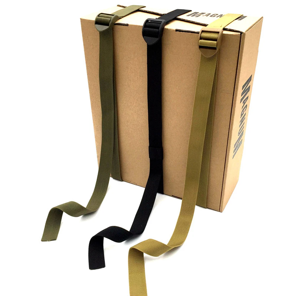 

3 Colors 1 Inch Packing Belt Luggage Bundle Backpack Strap High Quality Nylon for Outdoor Sports Hiking