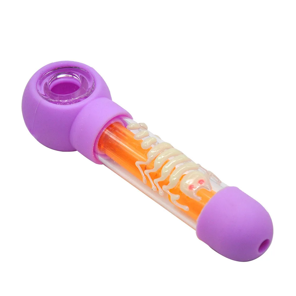 Силиконовые трубки для курения с фильтрующим элементом ложка сигарет травы