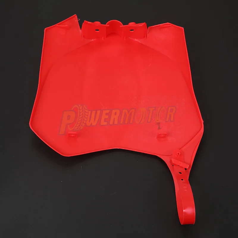 Plastic Front Number Plates Name Plate Red For Honda CRF250R 10-13 CRF450R 09-12 Off Road Racing Motocross Free Shipping | Автомобили и