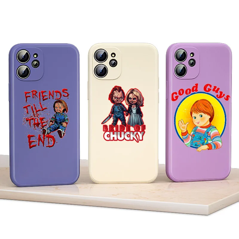 

Chucky Good Guys Liquid Silicone Soft Cover For Apple IPhone 13 12 Mini 11 Pro XS MAX XR X 8 7 6S SE Plus Phone Case