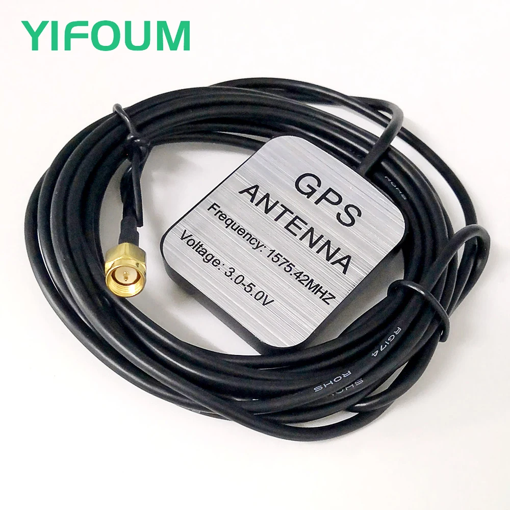 Коннектор YIFOUM Автомобильный приемник GPS SMA кабель 3 м автомобильная антенна