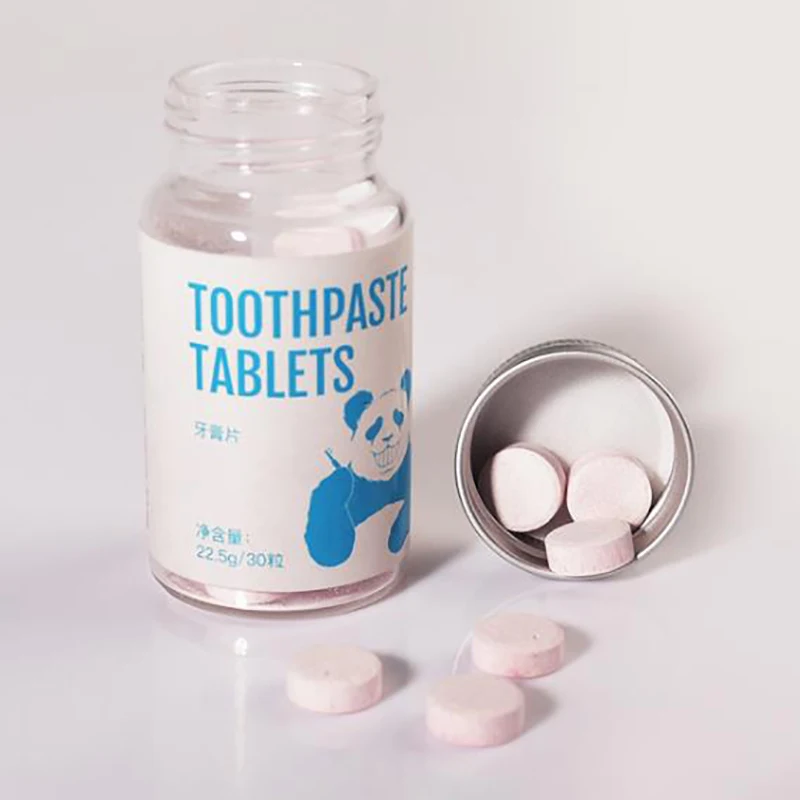 

30 tablets/box Solid Toothpaste Particles Whitening to Tooth Breath Fresh