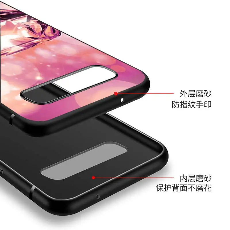 

Flash Diamond for Samsung Galaxy Note 20 S20 FE Lite Ultra 10 9 8 Pro S10E S10 5G S9 S8 S7 S6 Plus Black Phone Case