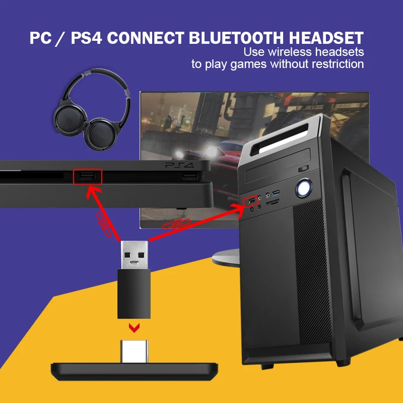Data Frog беспроводной Bluetooth USB/TYPE C адаптер конвертер для Nintendo переключатель аудио
