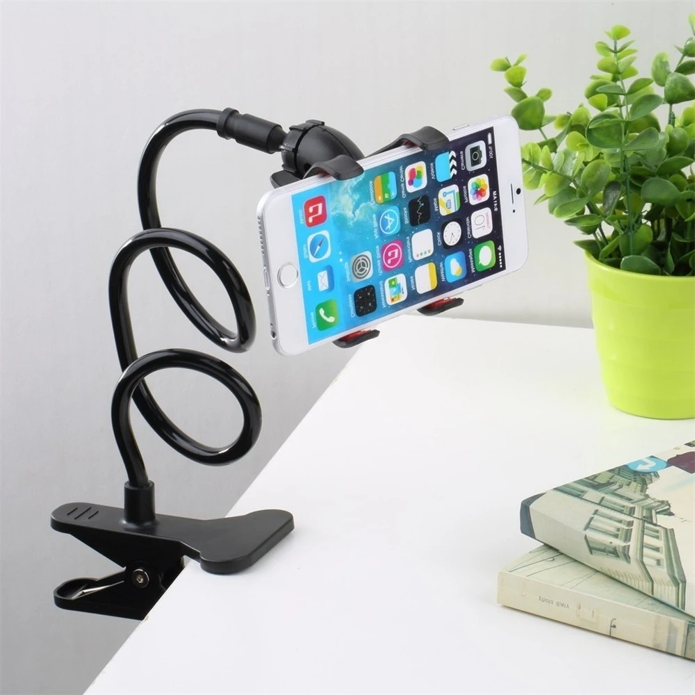 

Universal Mobile Phone Holder Flexible Adjustable Cellphone Holder Clip Lazy Home Bed Desktop Mount Bracket Smartphone Stand