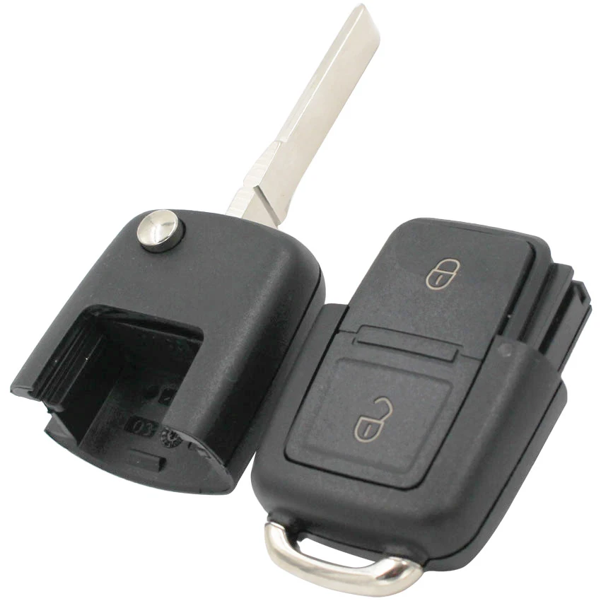 2 кнопки 3 раскладной чехол для ключа Volkswagen Bora Seat Passat Polo Skoda Octavia (большая позиция