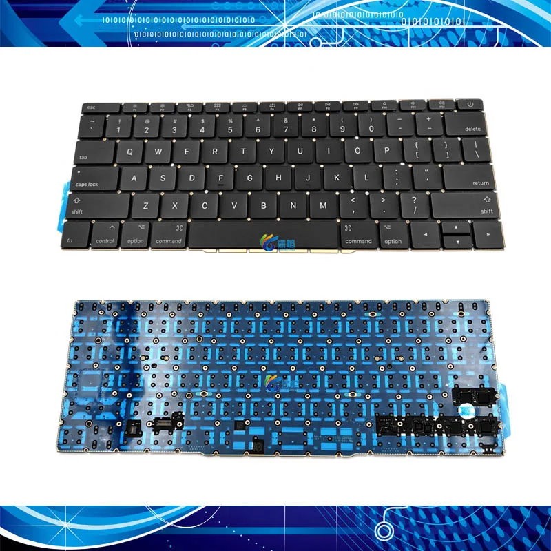 Новый оригинальный US Key для Macbook Pro 13 3 &quotRetina A1708 клавиатура подсветка UK Layout QWERTY EMC