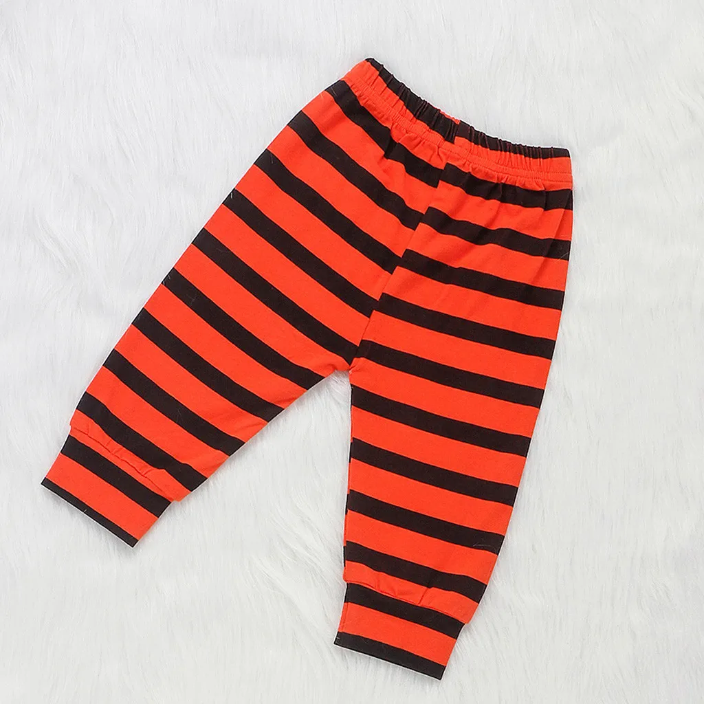 Auntumn/комплект одежды для маленьких девочек Ромпер на Хэллоуин с длинными