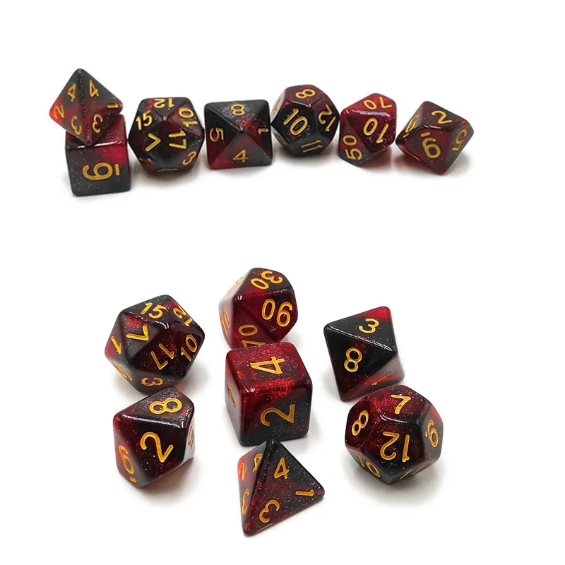 Новый дизайн весы с драконом металлические кости 7 шт. Dungeons настольные