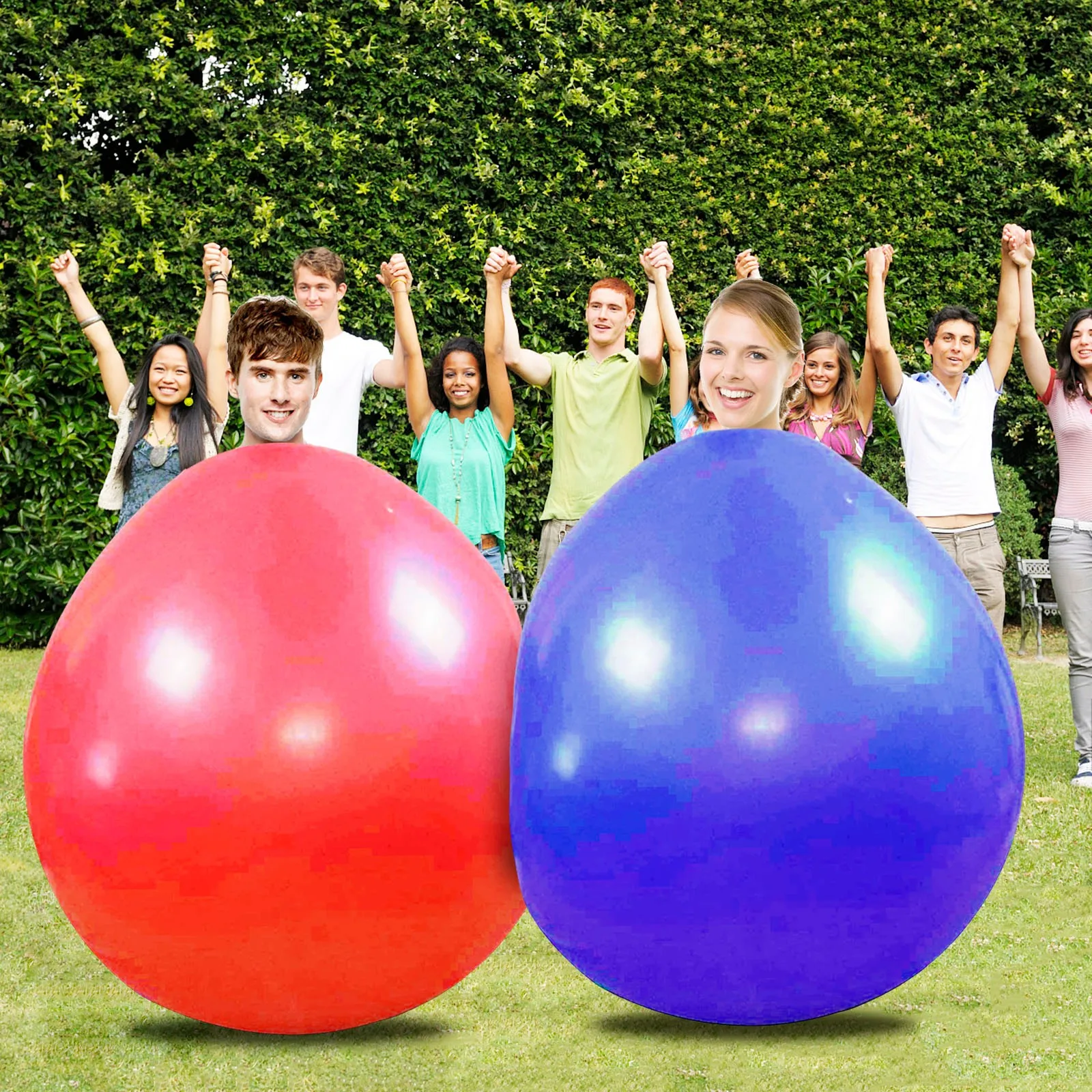 

67 Inch Latex Giant Human Egg Balloon Round Climb-in Wedding Balloon For Funny Birthday Children Game Outdoor Decor Toys #11