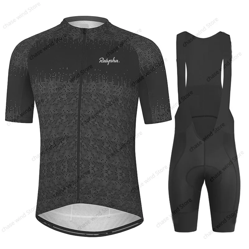 

Summer Breathable Bike Wear Short Sleeve Pant Set Ralvpha New Cycling Jersey 2020 MTB Maillot Ciclismo Riding Cycling Clothing
