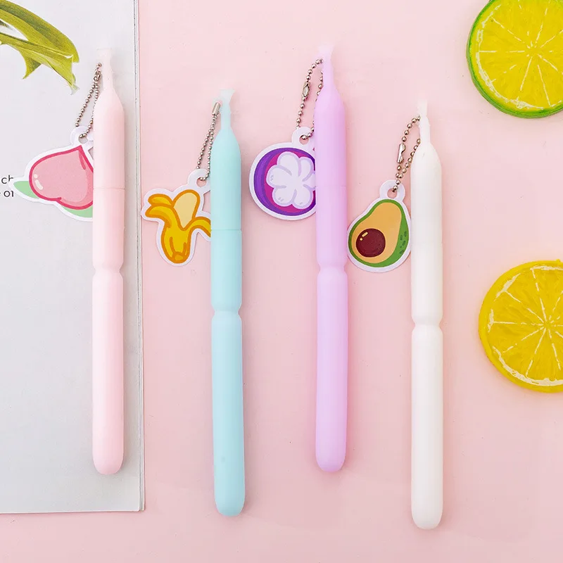 Творческий льда силикона принтом в виде бананов авокадо персик чернила для