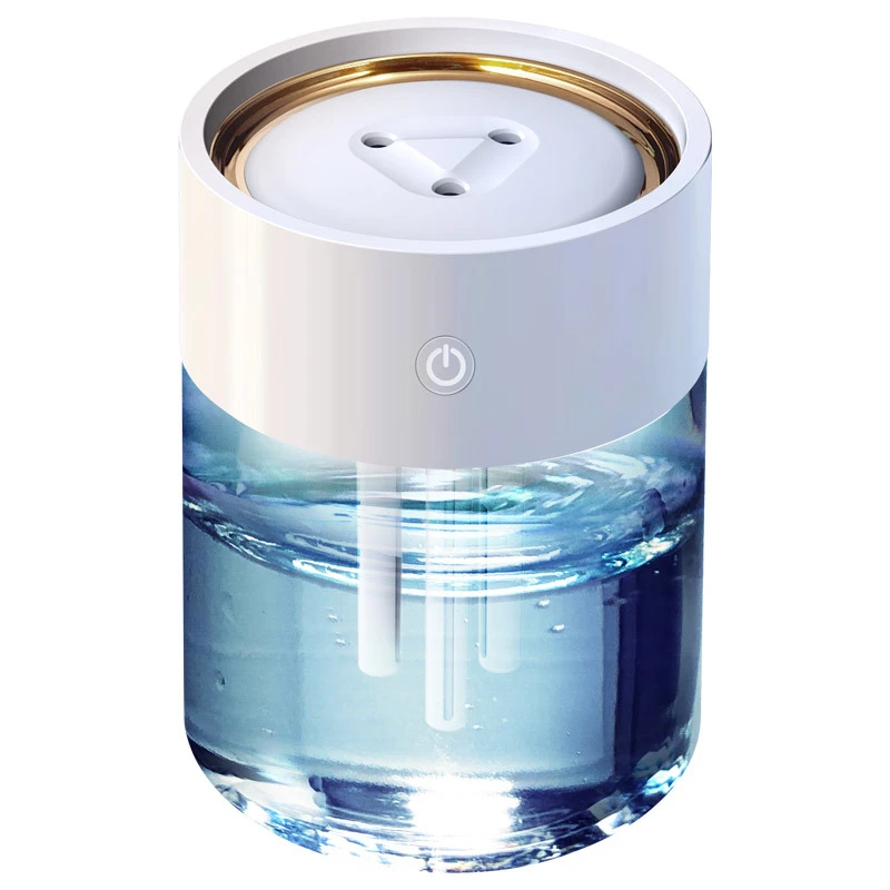 2000ML Air Humidifier USB Ultrasonic Aromatherapy Essential Oil Diffuser With LED Lamp Triple Nozzle Heavy Fog Aroma Humidifiers | Бытовая