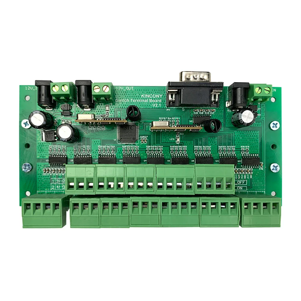 

RF wireless remoter control 34 buttons switch panel module for kc868 relay board controller support curtain control