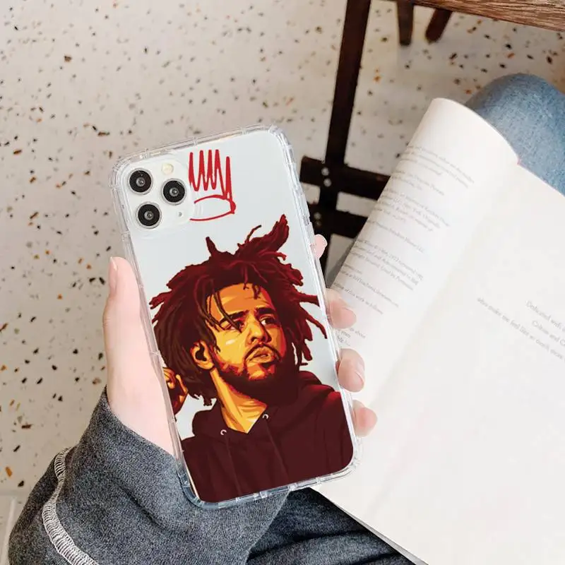 

Y61 Rapper J. Cole Phone Case Transparent for iPhone 11 12 mini pro XS MAX 8 7 6 6S Plus X 5S SE 2020 XR
