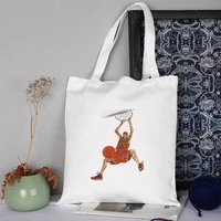 slam dunk canvas bag anime tote womens designer handbags bags 2021 shopping for groceries large shopper cloth customizable logo