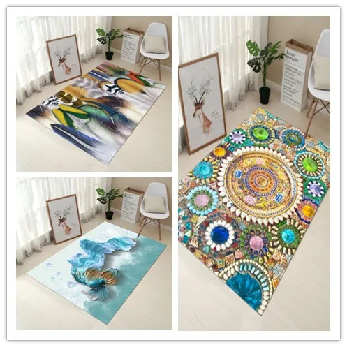 Корейский дизайн Звездный принт ковер противоскользящий пол коврик для ванной