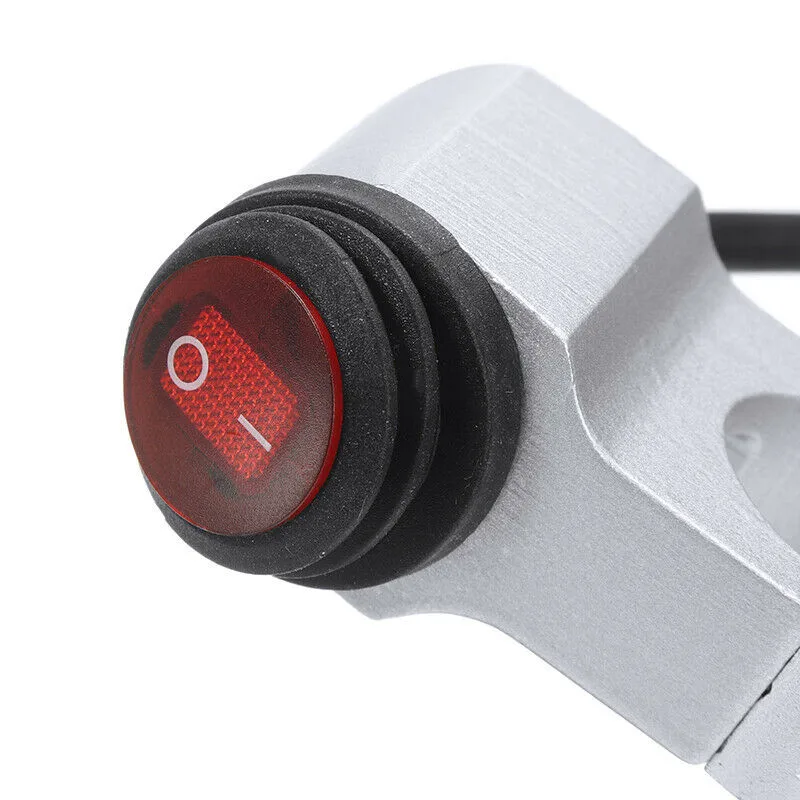 12 В светильник 22 мм Переключатель ATV противотумансветильник на руль мотоцикла