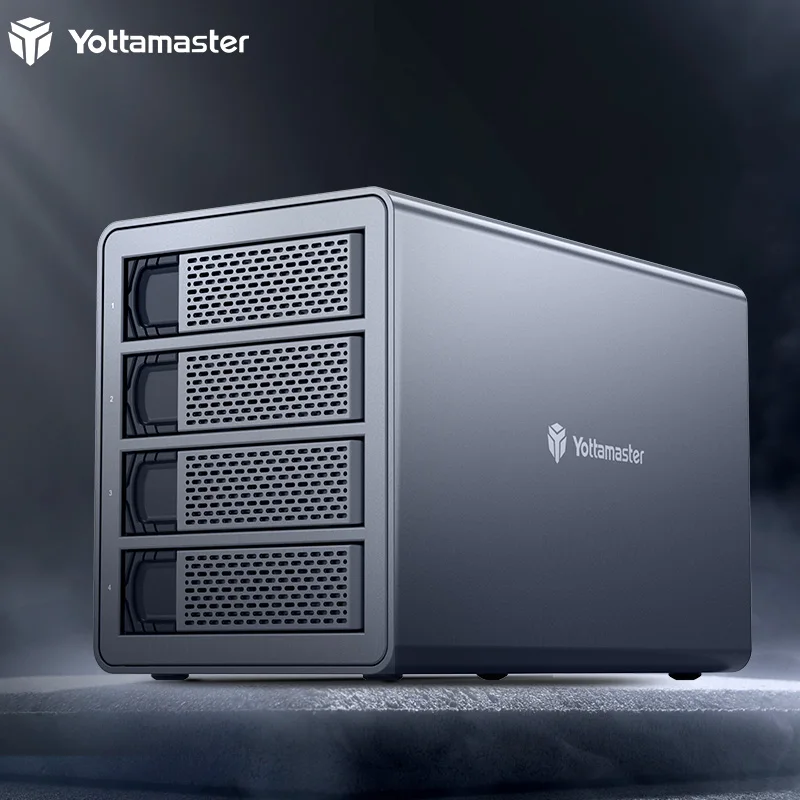 Корпус для жесткого диска Yottamaster 10 Гбит/с USB C с маргариткой емкостью до 192 ТБ