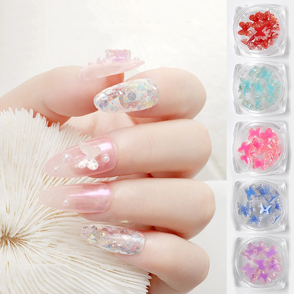 

Manicure Accessories Exquisite Charm 3D Nail Art Decorations Butterfly Nail Jewelry DIY Nail Art Butterfly Ornament