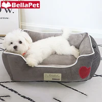plush calming dog beds for large small medium dogs pet product winter dog beds sofa house for dog accessories pug pitbull