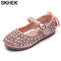 2021 spring girls shoes bling wedding shoes for kids flats silver pricess shoes toddlers girls flats anti slippery child 1 6y
