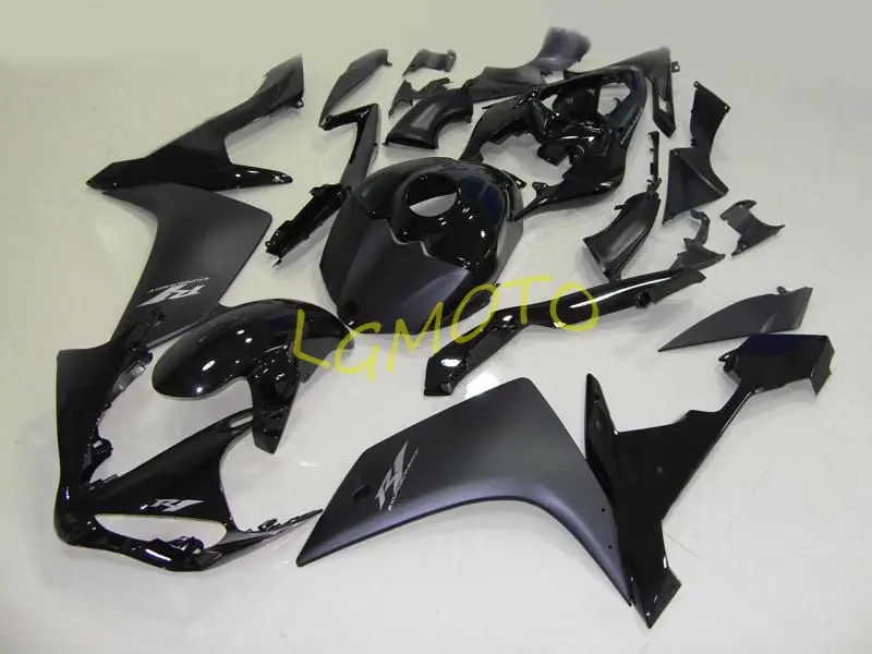 

Injection molding free customize fairing kit for Yamaha YZF1000 R1 07 08 glossy black fairings set YZFR1 2007 2008 bodywork