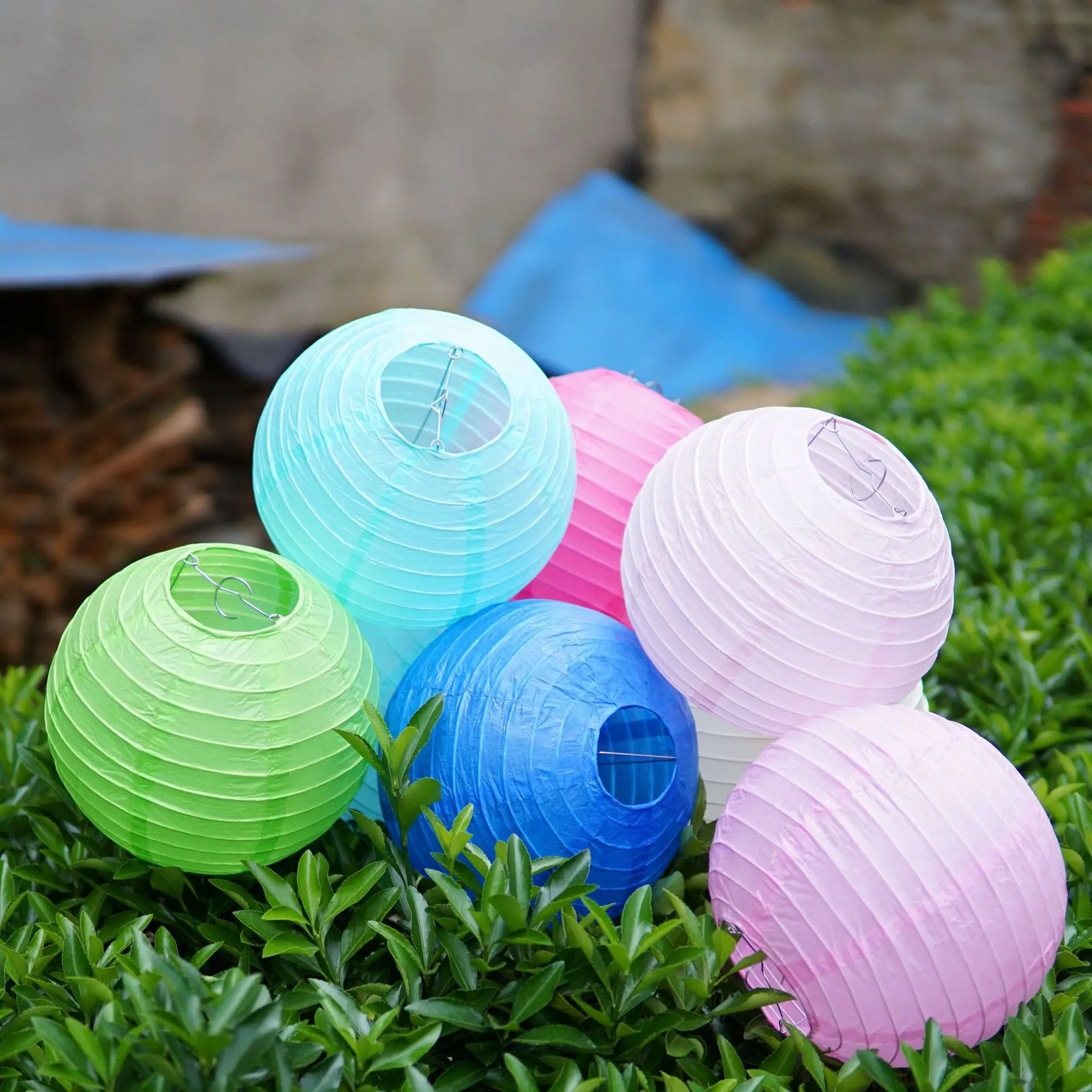 1 шт. Круглый Китайский бумажный фонарь украшение для дня рождения свадьбы