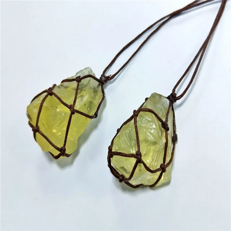 Подвеска ручной работы из натурального камня ожерелье для мужчин женщин энергия