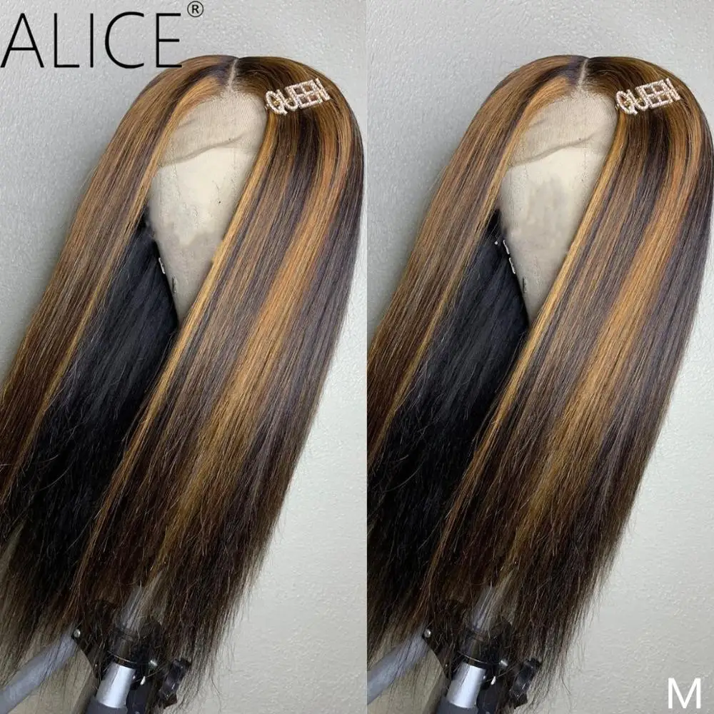 Алиса: безумие возвращается 13x6 прямо Синтетические волосы на кружеве