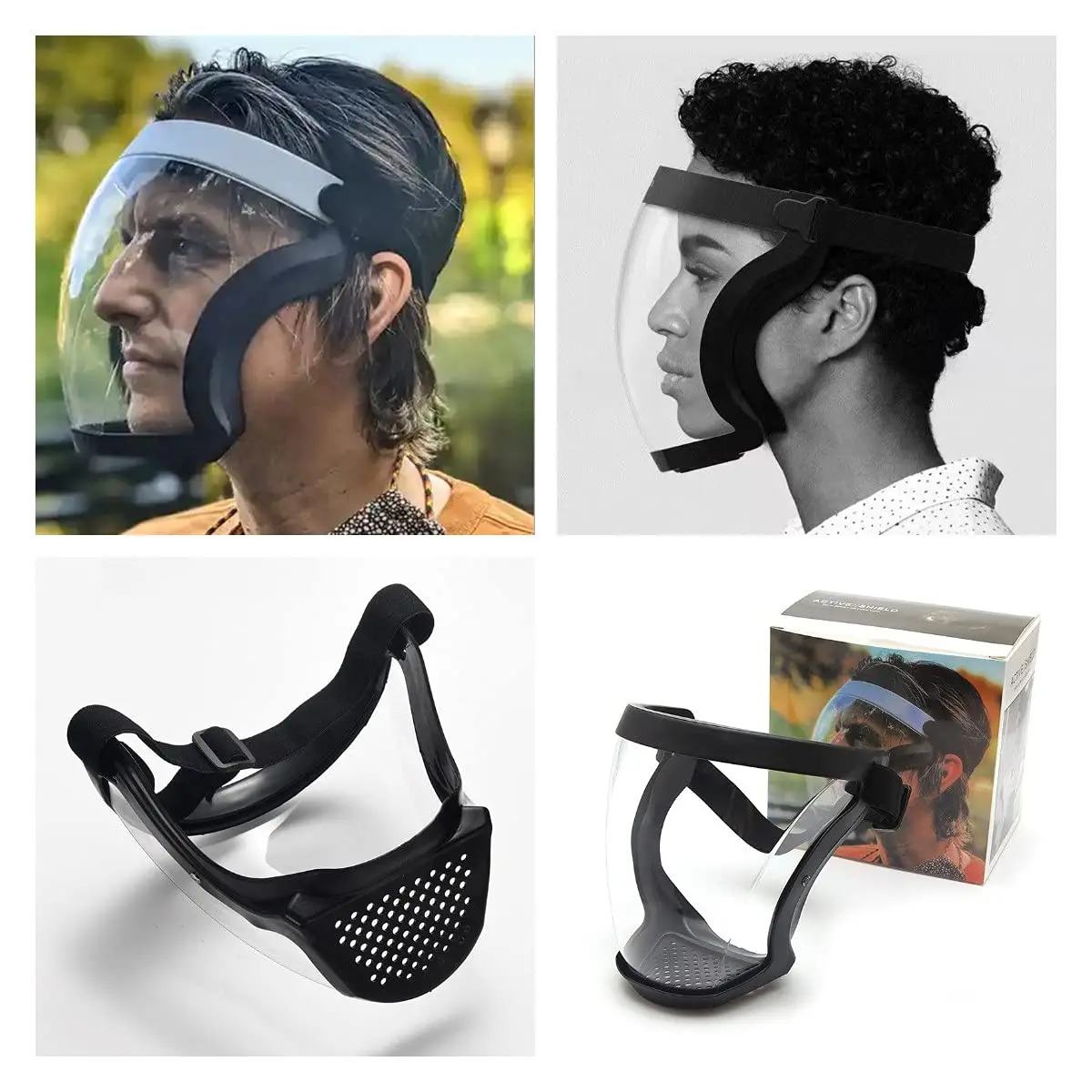Kitchen Tools Oil-splash Proof Mask Oil-Proof Eye Facial Shield Smoke Face Cover Protection Transparent Accessories | Дом и сад