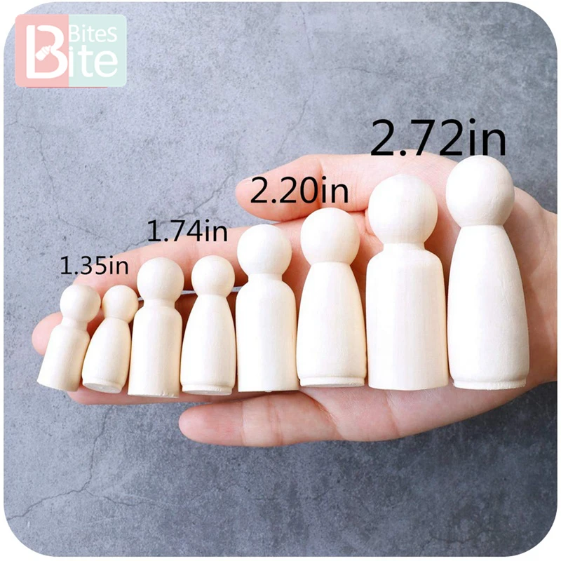 10 шт. деревянная кукла 65-35 мм | Игрушки и хобби