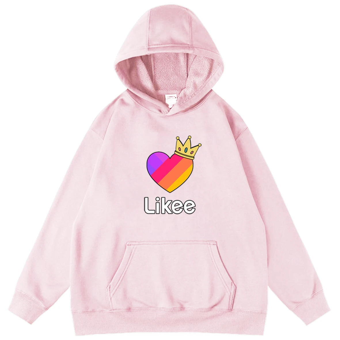 

Love Graphics Colour Likee Boys' Girls' Children's Clothing Kids Clothes Kawaii Oversized Hoodie Casual Sweatshirt Hoodies