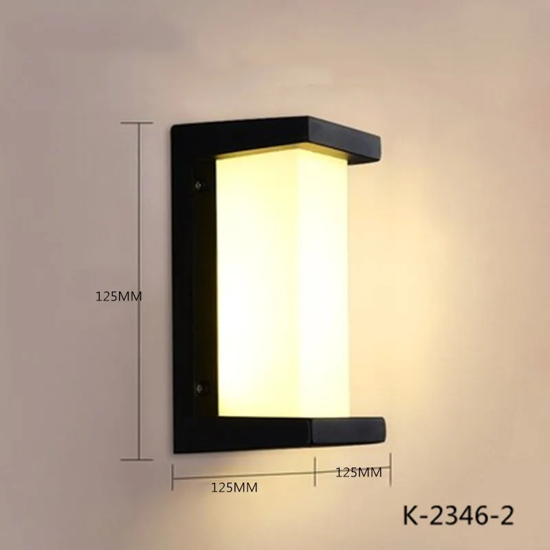 

Kenlux 12W Wall Light LED outdoor indoor Villa garden lamp Aluminum Living room Hallway Stair corridor balcony courtyard light
