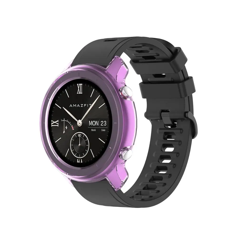 Защитный чехол для Xiaomi Huami Amazfit GTR 42 47 мм защитный из ТПУ съемный сменный аксессуар