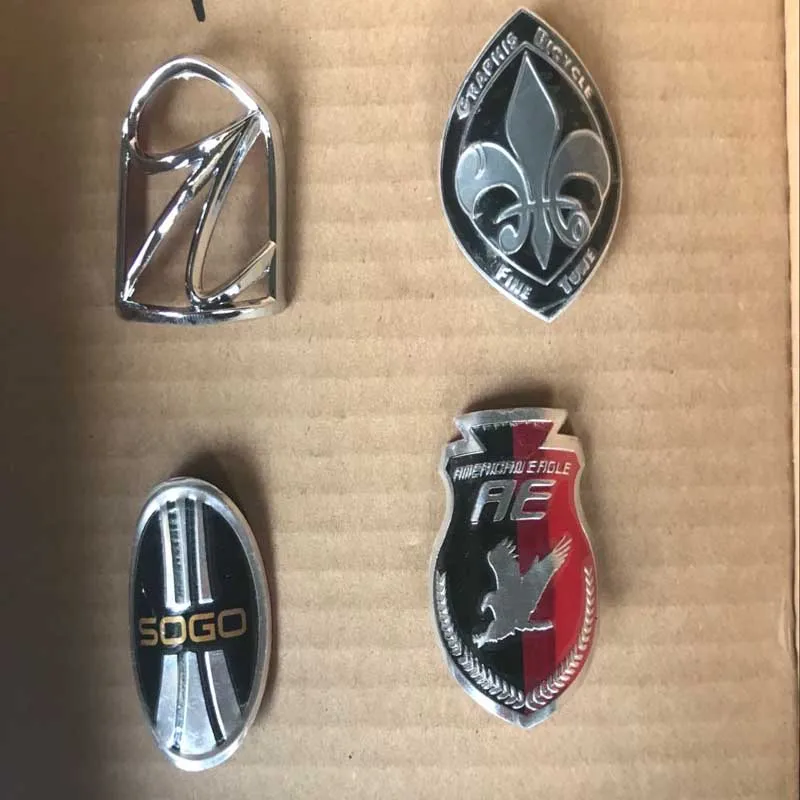 Наклейки на голову из сплава наклейки для BMX велосипеда горного рамы