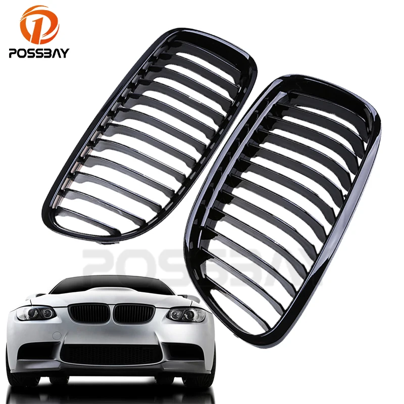 Решетка радиатора автомобиля POSSBAY 2 шт. решетка для BMW серии 3 E90 седан 2008-2011