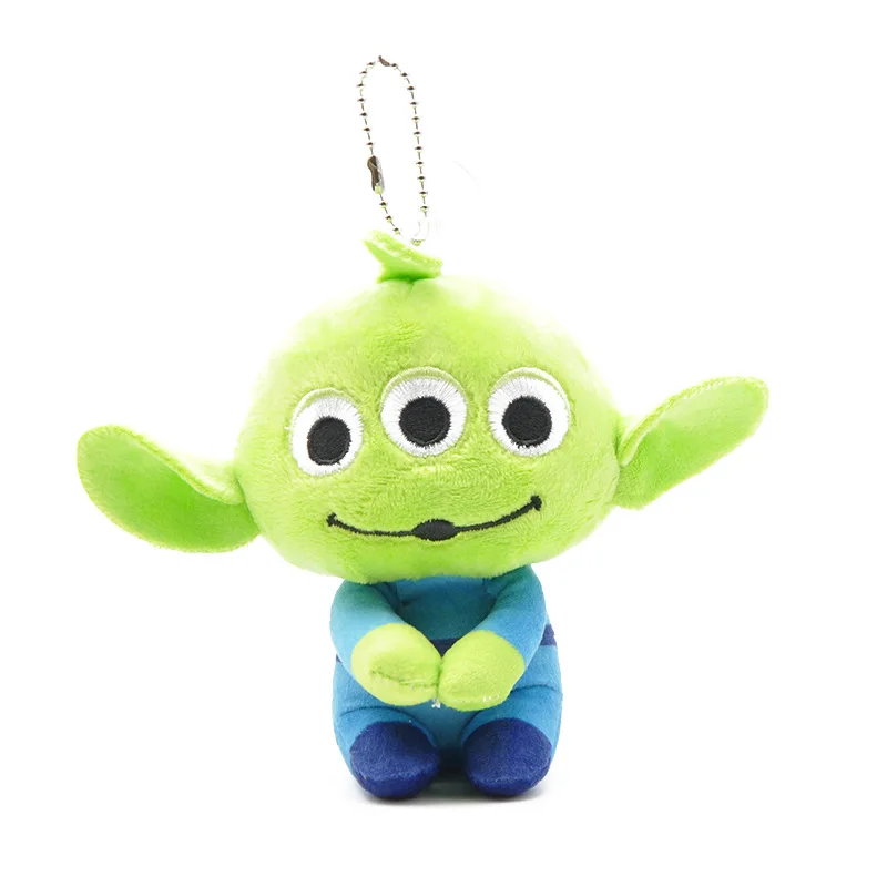 10cm История игрушек мультфильма 4 аниме форки кролик Вуди инопланетянин Базз Лайтер Рекс Джесси чучела кукла-брелок для ключей детские плюшевые игрушки вечерние подарки - Цвет: 10cm