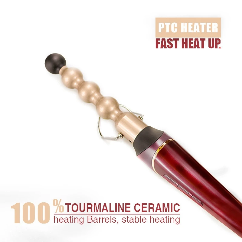 

Hair Care Styling Tools Ceramic Wave Hair ic Curling Iron Hair Styler EU Plug